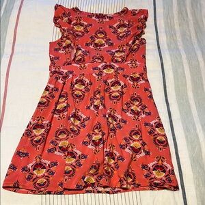 Crazy 8  Ruffled flutter sleeve A-line Dress